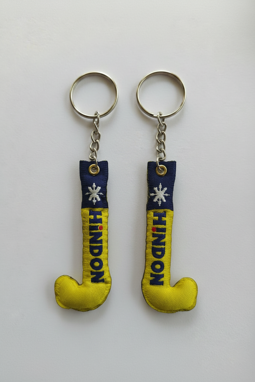 Hindon Hockey Keyring - Premium Gift Accessory Pack of 2