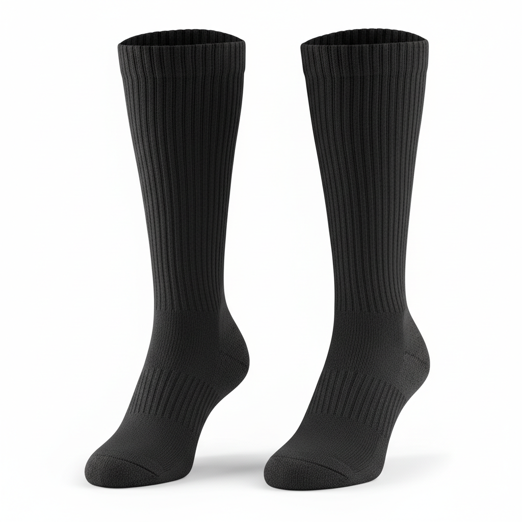 Hindon Hockey Stockings 2-Pack - Black & Black