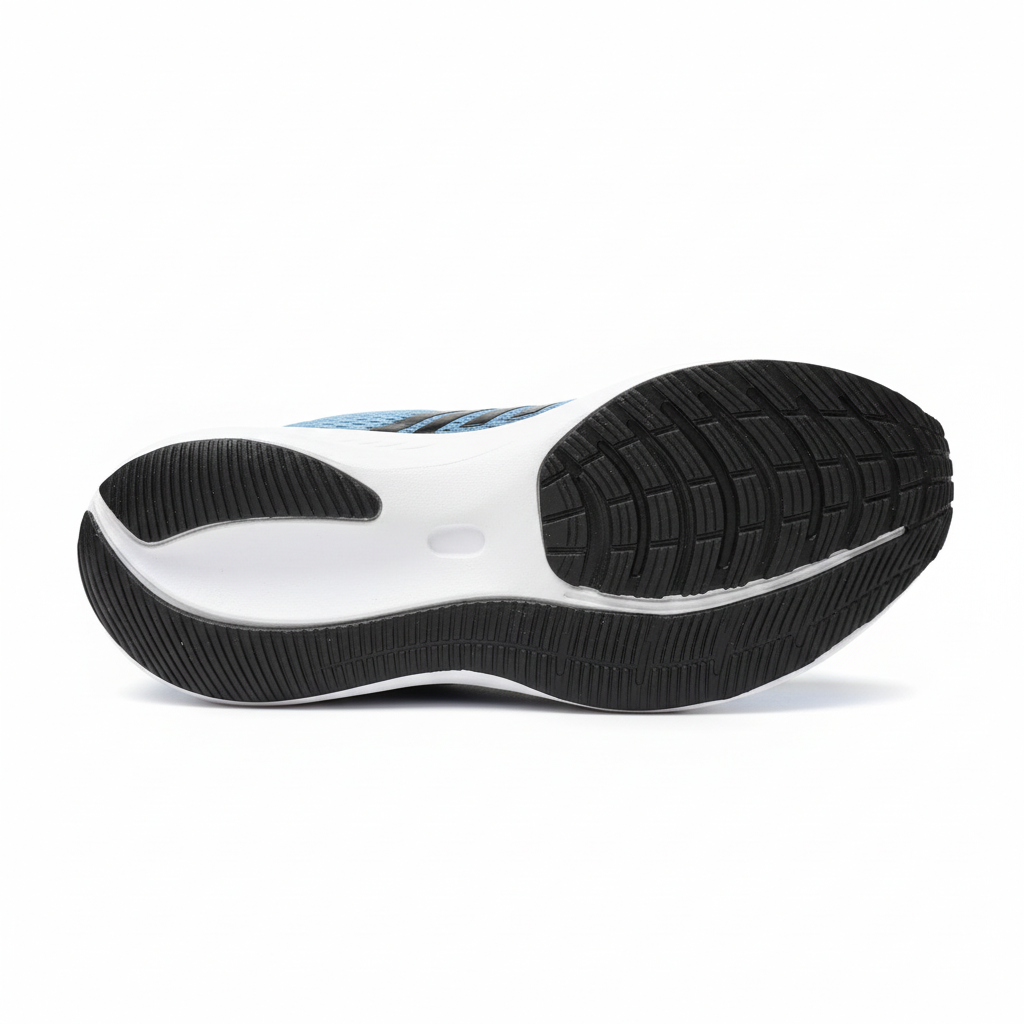 Hindon Running Shoes 4 Patti - Blue - Sole View